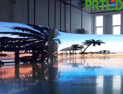 Curved LED Display Panel with Angle Adjuster for Different Shapes (indoor/outdoor P3.91, P4.81, P5.95, P6.25)