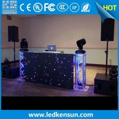 Stage Background Video DJ Booth LED Screen 2.5m*1m P3.91 Indoor 3D Video LED DJ Booth Rental LED Display