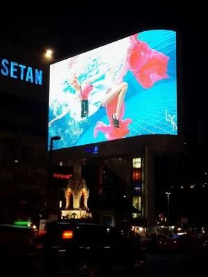 Large Screen HD P8 Outdoor Full Color LED Display for Advertising, Waterproof IP65