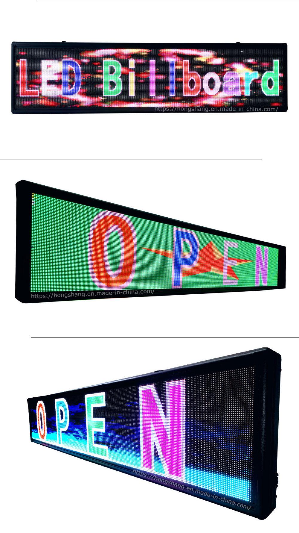 Professional Production Card LED Advertising Mobile Display, Indoor and Outdoor Panel