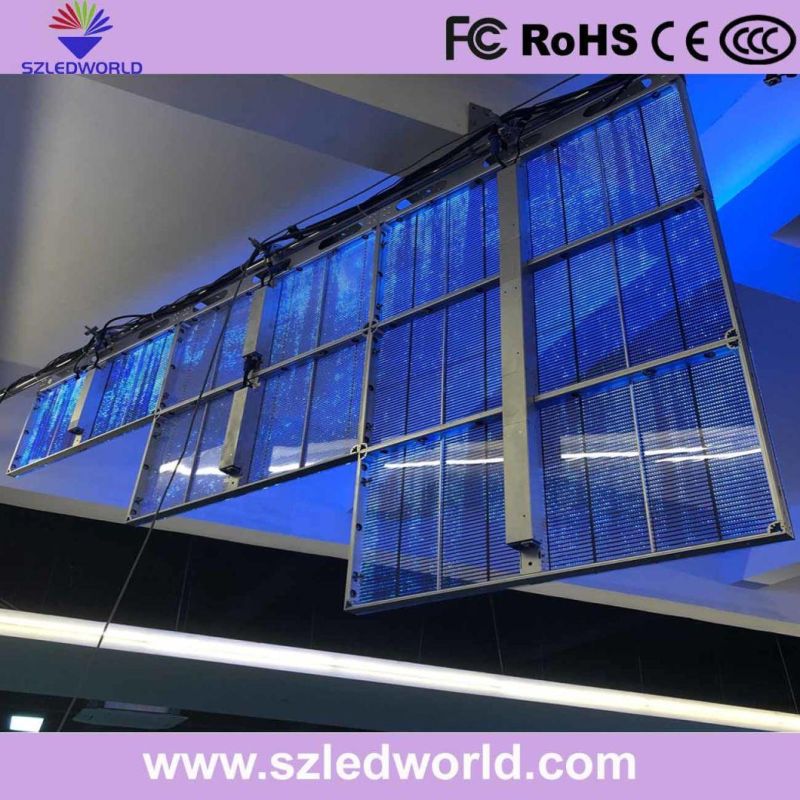 Retail Digital Glass Advertising LED Display Screens, Outdoor P3.9-P7.8