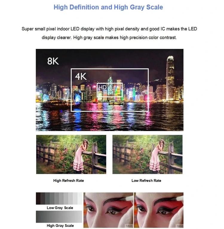 New Design Indoor Fixed LED Video Wall Commercial Advertising Indoor LED Display Screen