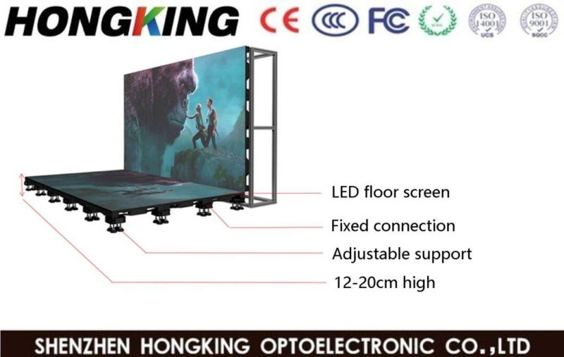 P6.25 Dance Floor LED Screen Interactive Dance Floor Screen Support Games Interactive