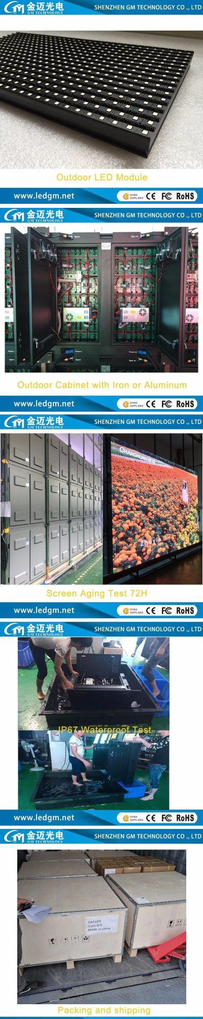 5 Years Warranty Full Color Outdoor Display Panel P10 P8 P6 LED Display Screen