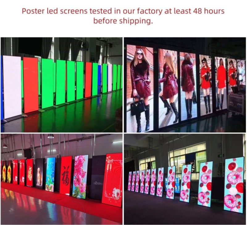 Hot Sale LED Poster Display TV Indoor LED Screen