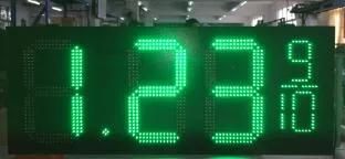 32inch Red Outdoor 7segement 8.88 9/10 LED Gas Price Sign for Gas Station LED Display