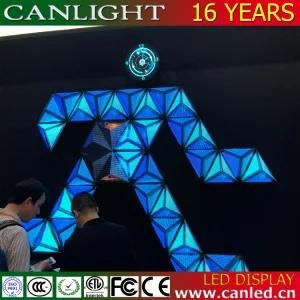 Creative Special Curved Robot LED Display Screen Video Wall for Bar and Pub and Backdrop Stage Background