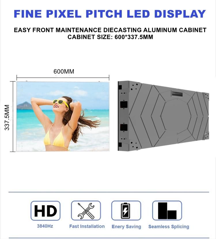 Indoor Ultra High Definition P1.56 LED Display