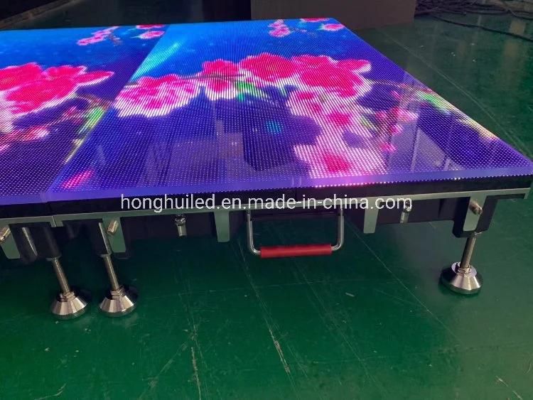 Outdoor P4.81 Video Dance Floor LED Screen Interactive Dance Floor Display