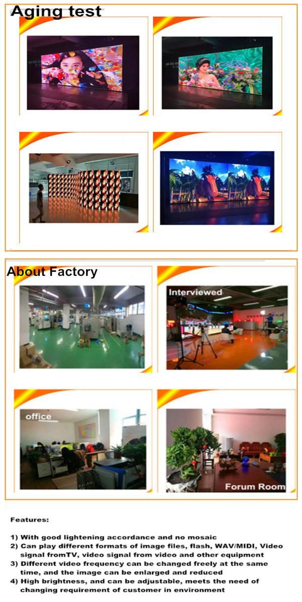 P8mm Full Colour Outdoor Rental Waterproof Die-Case Aluminum Box LED Display