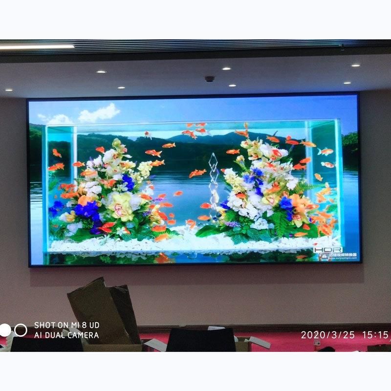 Custom Pixel Size Factory Direct Sale LED Indoor Screen Display Flat LED Screen
