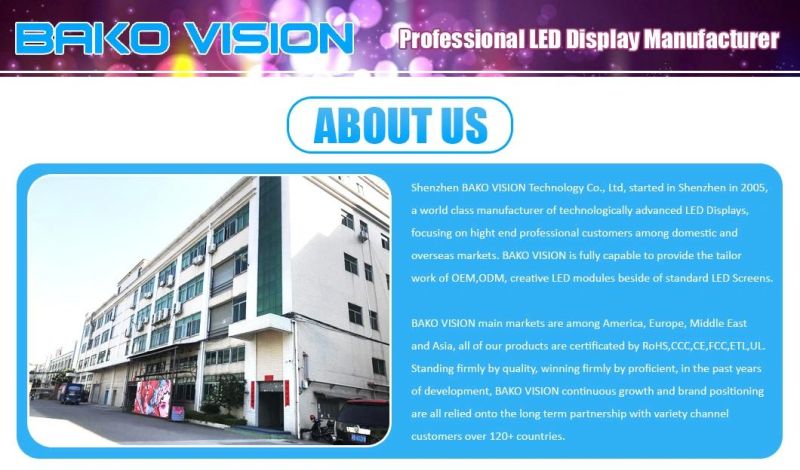 Seamless Light Weight P4.81 Outdoor Rental Display with 50X100cm Panel