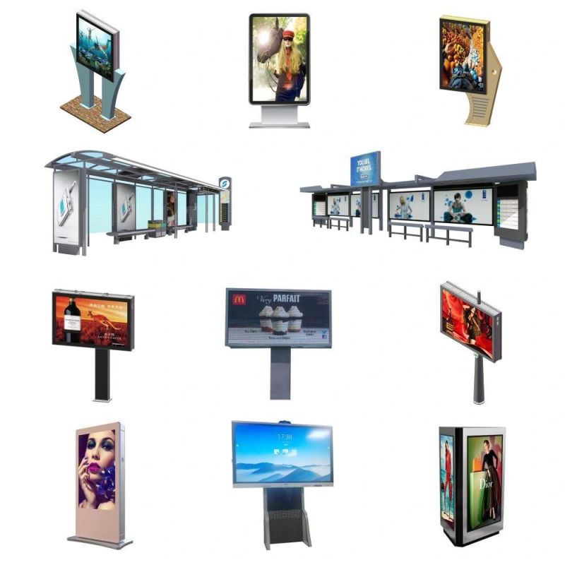 Outdoor Waterproof P4 LED Advertising Screen Digital Mupi Lightbox for Sales