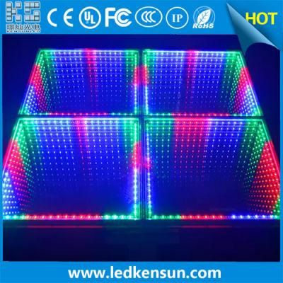 50*50cm 3D Infinity Wedding DMX LED Dance Floor