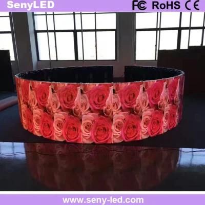 P3.91mm Stage Video Advertising Curve LED Display