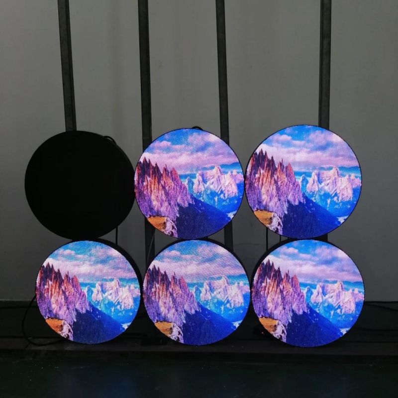 P4 P5 Six Faces Indoor Full Color Irregular Shape Magic Cube LED Display Screen