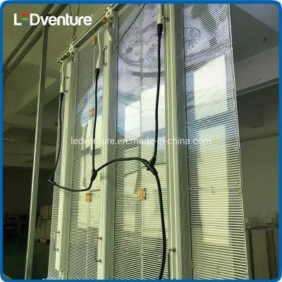 P15.625 Indoor Outdoor Transparent Full Color LED Display Screen