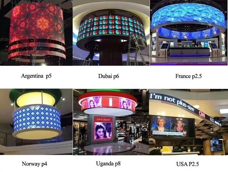 Light Weight P2.5 Flexible LED Display for Archiving Creative Screen