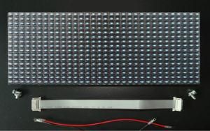 Single Blue P10 LED Text Screen Module Display