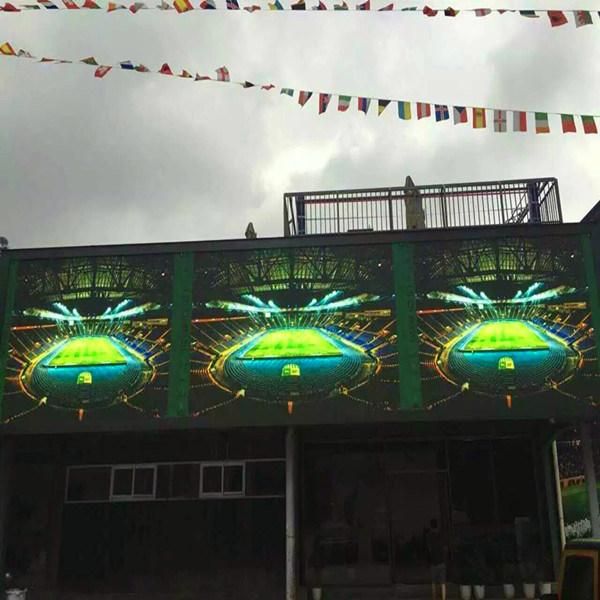 High Brightness RGB Full Color Stadium Perimeter Advertising LED Screen Display