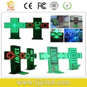 Remote Control P10 Outdoor LED Pharmacy Cross Sign