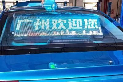 HD P2.8-5.6 LED Car Rear Window Digital Signs LED Programming Display for Car Advertising Taxi Screen