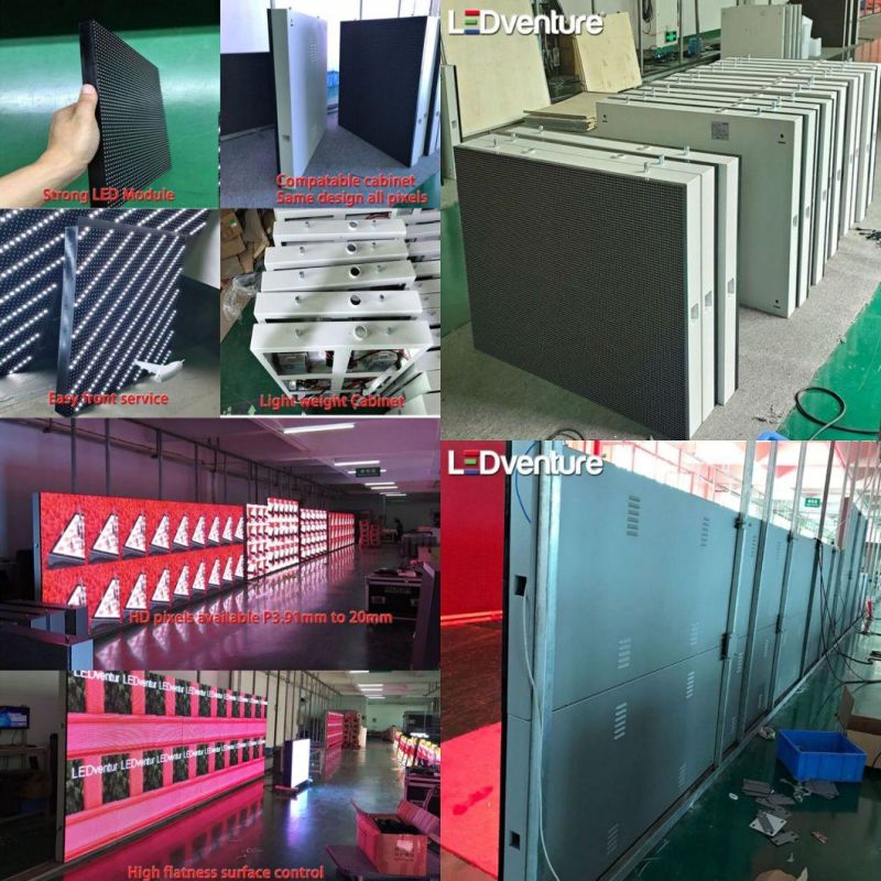 P3.91 Outdoor Advertising Display Screen LED Video Wall