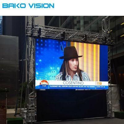 50X100cm Panel P4.81 Rental Indoor LED Display with Nationstar LEDs