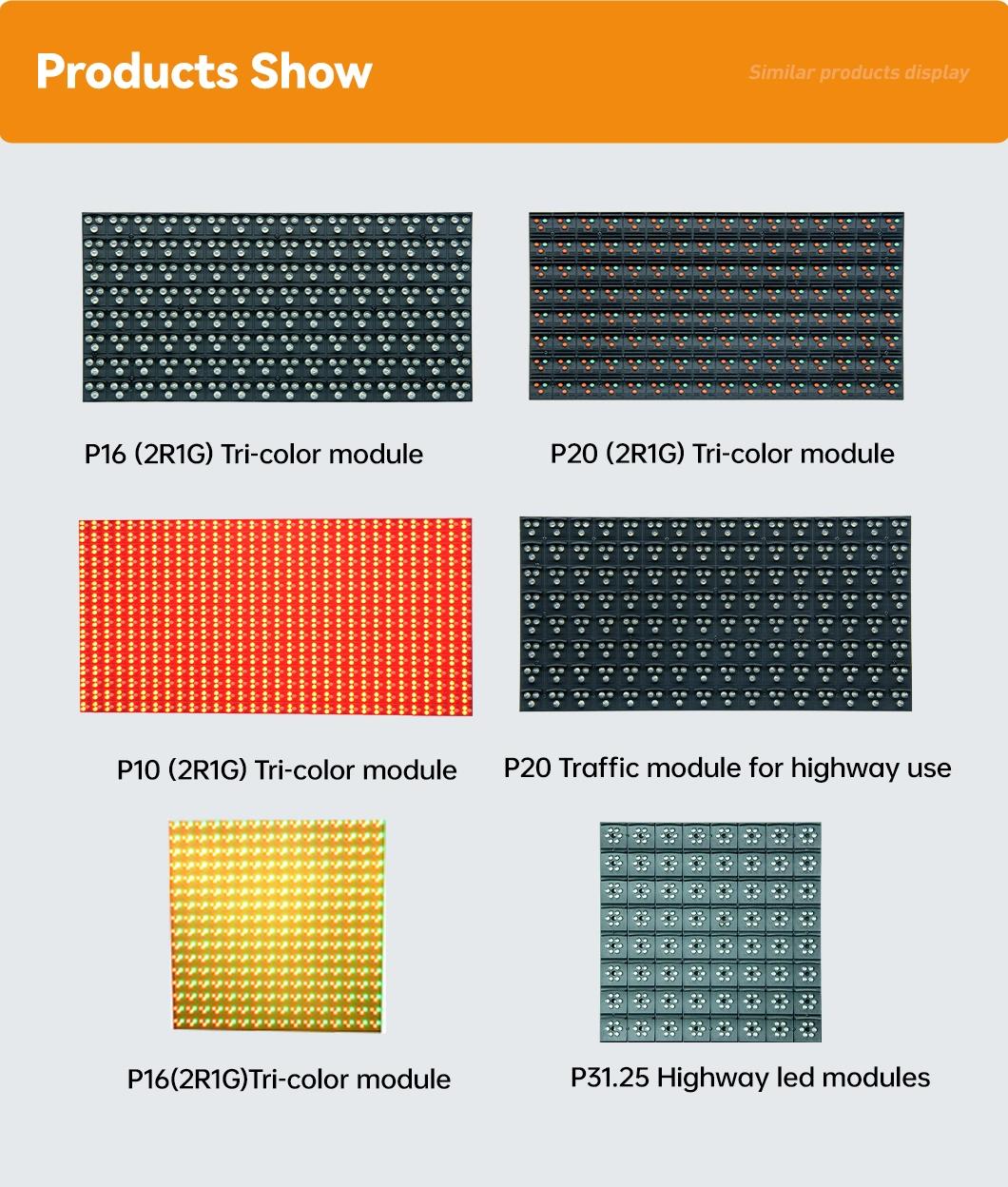 P25 Outdoor Its Traffic Programmable LED Display Modules