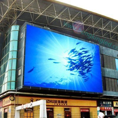P6 High Definition Outdoor Advertising LED Sign Big LED Screen