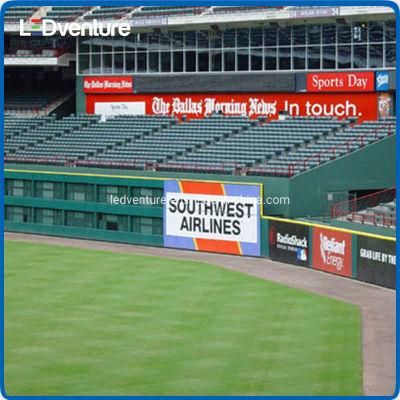 Full Color Indoor Outdoor P4.8 Perimeter Stadium LED Display Billboard