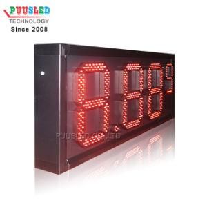 Outdoor Red Color 8.889 Changer Fuel Station Electronic LED Digit Display LED Gas Price Sign for Gas Station