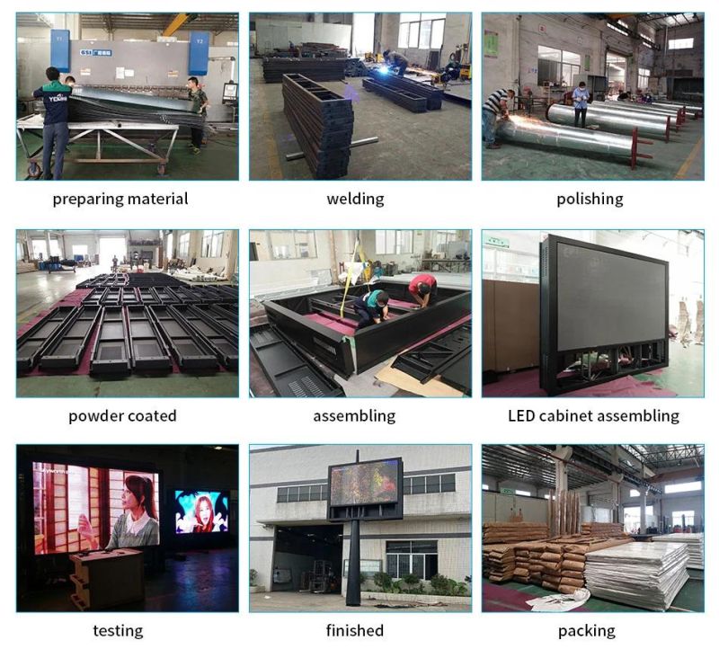 Low Price P10 LED Screen Outdoor Billboard LED Screen Structure