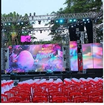 Kensun Full Color Stage Background Backdrop Advertising Outdoor P6 Rental LED Display