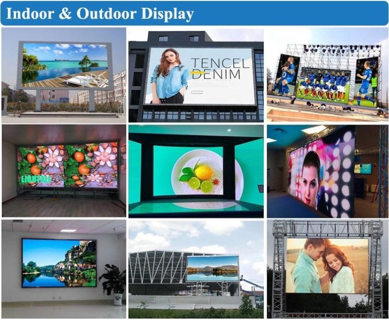 Outdoor Popular 320X160/160X160mm P10 Exterior Dox Matrix LED Video Wall Panel Full Color LED Display Moduleho