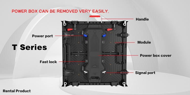 Full Color High Refresh Rate 3840Hz Rental LED Video Wall Screen Indoor P3.91 P4.81 P5.95 P6.25 Rental Stage LED Display Screen