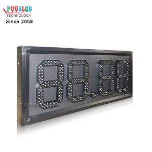 Morocco Blue Innovation 8inch Red Color 88.88 Leddigital Gas Price Sign Oil Price LED Sign Petrol Price LED Sign