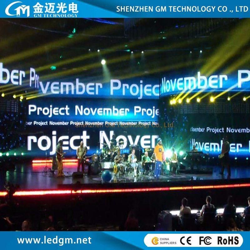 Indoor Rental P3mm HD Full Color LED Sign, LED Video Wall with Stage Performance