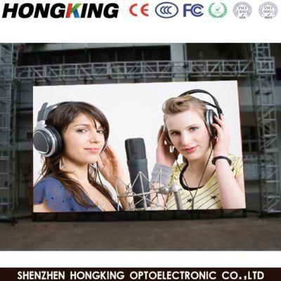 500X500mm Outdoor/Indoor Rental P4.81p3.9 LED Cabinet Curved LED Background Screen