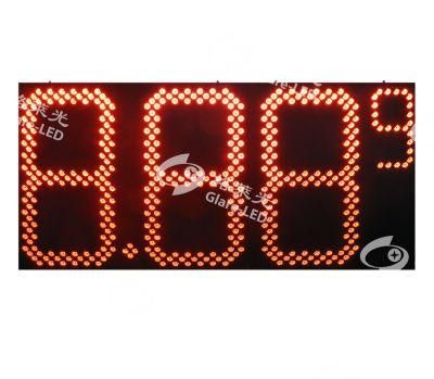 60inch Green LED Digital Gas Price Sign Pixel Cluster Gas Station Price Sign