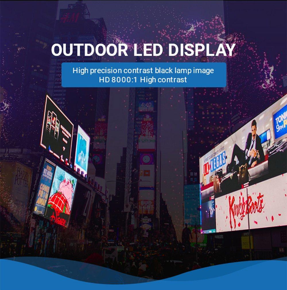 Outdoor LED Video Wall, Advertising Display, Die-Cast Aluminum Module, Advertising Screen Board