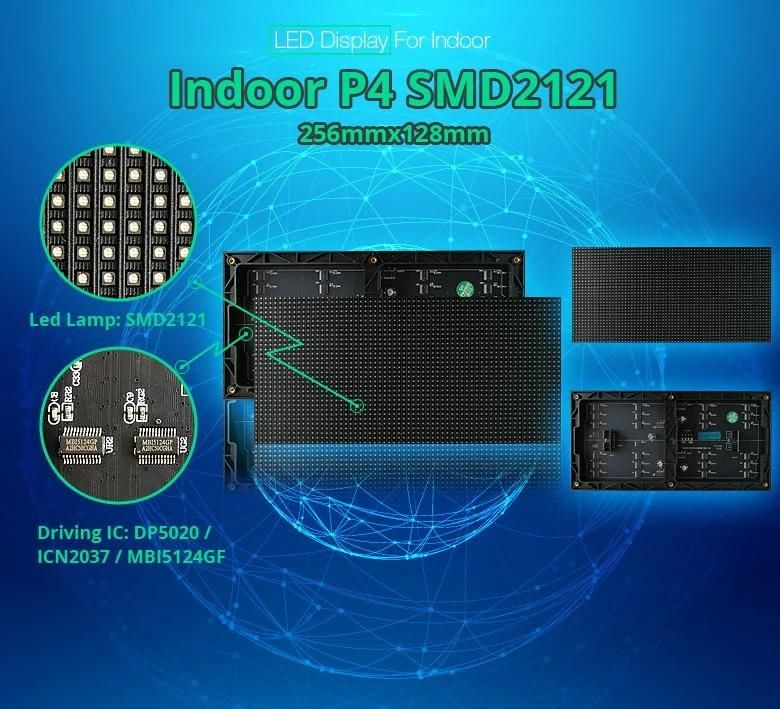 P4 Indoor Full Color SMD2121 LED Display Screen