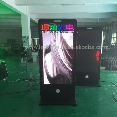 WiFi Control P3 Indoor LED Screen Video Wall Digital Signage Poster Stand