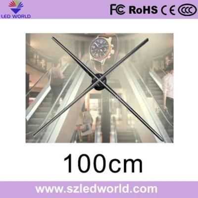 70cm Diameter Hologram 3D LED Fan for Showcase