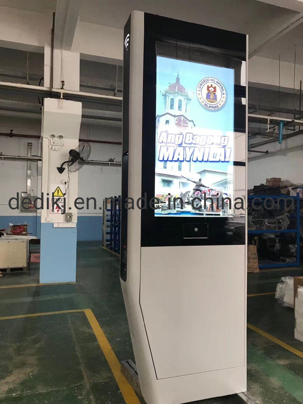 Dedi 55inch IP65 Waterproof Outdoor Digital Signage Touch LCD Kiosk