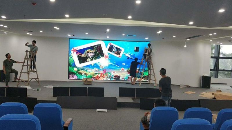 Indoor P5 LED Display Screen Background Wall LED Video Wall LED Display Panel Rental Type LED Screen Display