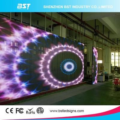 Most Cheap P10mm SMD3528 Indoor Full Color Transparent Curtain/Mesh LED Display Screen