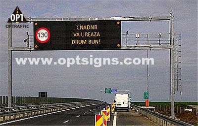 Road Electronic Traffic Information Sign Outdoor LED Displays