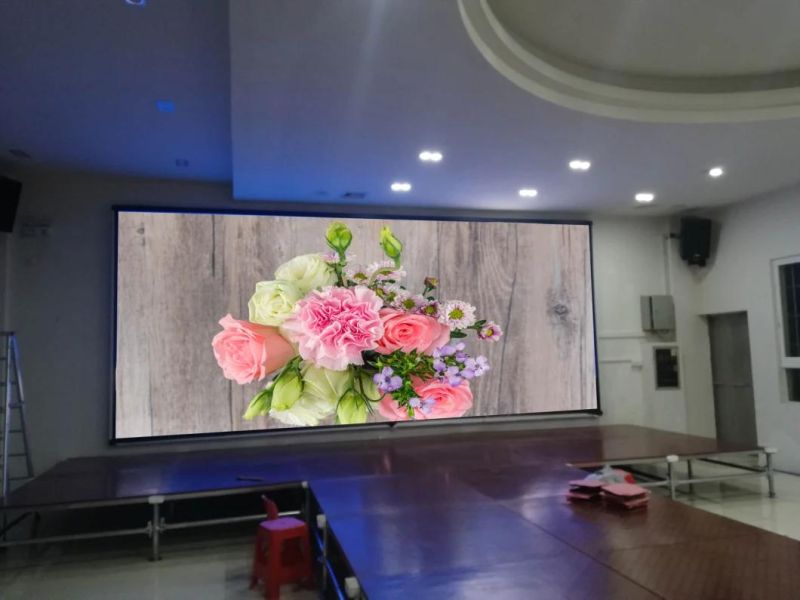 Indoor Fws Cardboard, Wooden Carton, Flight Case Foldable LED Display with CE
