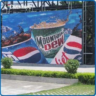 Outdoor P3.9 Advertising LED Video Wall Panel Full Color Rental LED Billboard